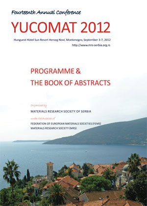 Yucomat 2012 Book of Abstracts
