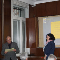 05-Prof. Dejan Rakovic and Jovana Zvicer, 12YRC-2013 Awardee