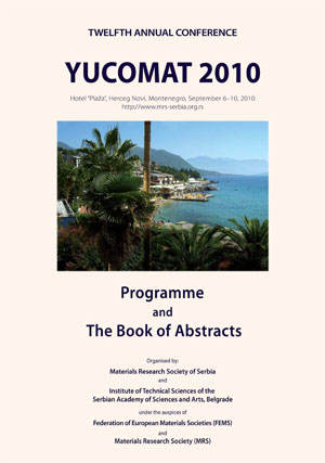 YUCOMAT 2010 Book of Abstracts